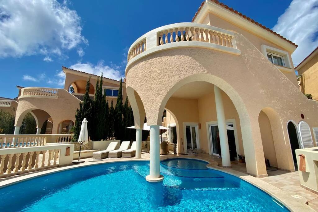 Meerblick Villa "Buena Vista" In Santa Ponsa, Mallorca מראה חיצוני תמונה