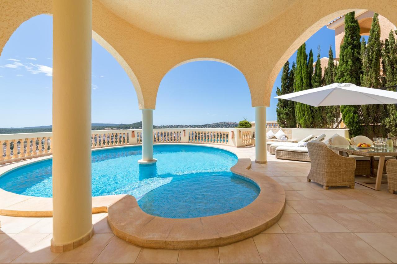 Meerblick Villa "Buena Vista" In Santa Ponsa, Mallorca מראה חיצוני תמונה