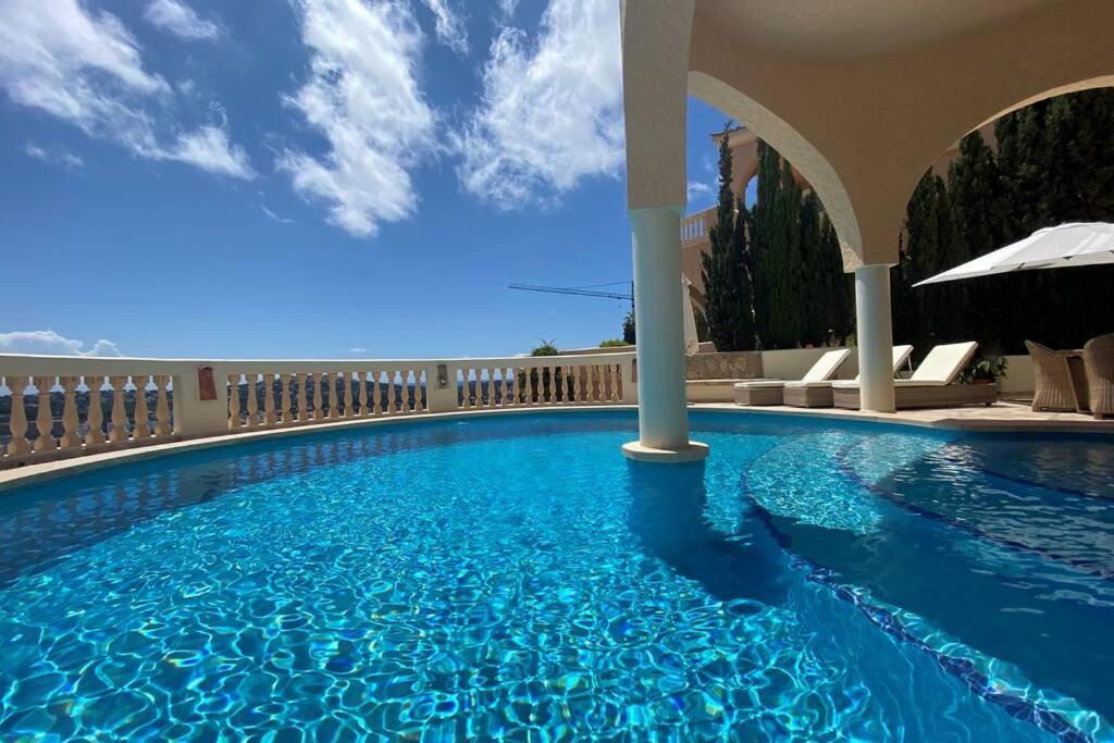 Meerblick Villa "Buena Vista" In Santa Ponsa, Mallorca מראה חיצוני תמונה