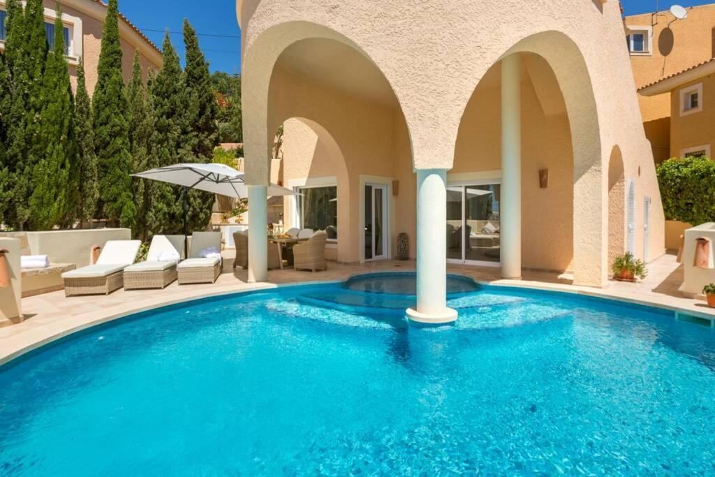Meerblick Villa "Buena Vista" In Santa Ponsa, Mallorca מראה חיצוני תמונה