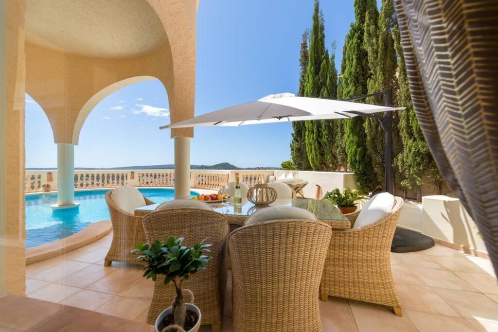 Meerblick Villa "Buena Vista" In Santa Ponsa, Mallorca מראה חיצוני תמונה