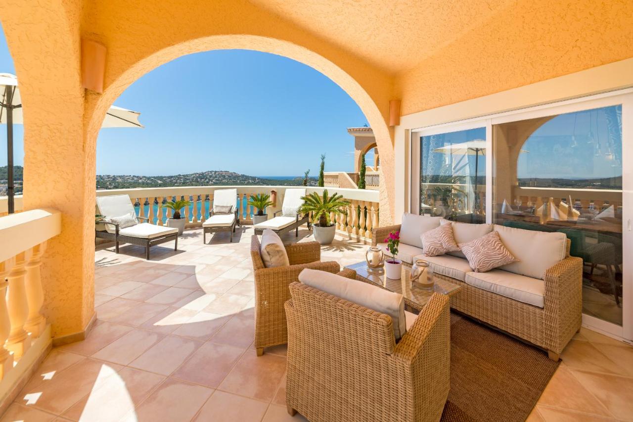 Meerblick Villa "Buena Vista" In Santa Ponsa, Mallorca מראה חיצוני תמונה